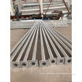 Curved End Galvanized Street Lighting Steel Pole